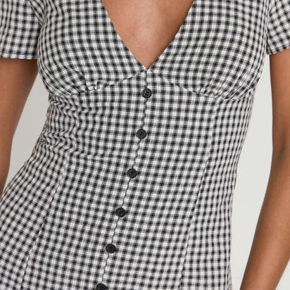Gingham Fall Dress