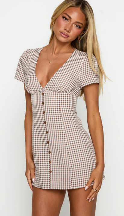 Gingham Fall Dress