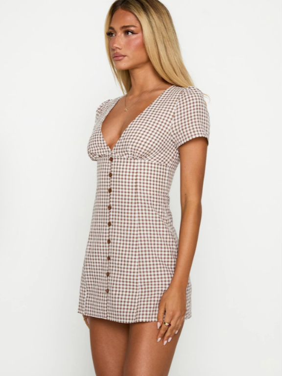 Gingham Fall Dress