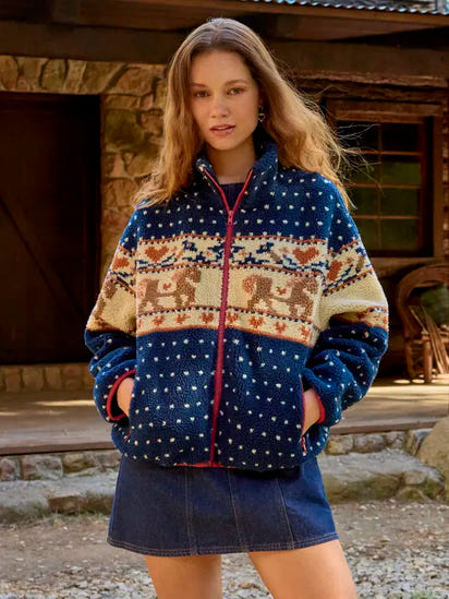 Christmas Fleece Jacket